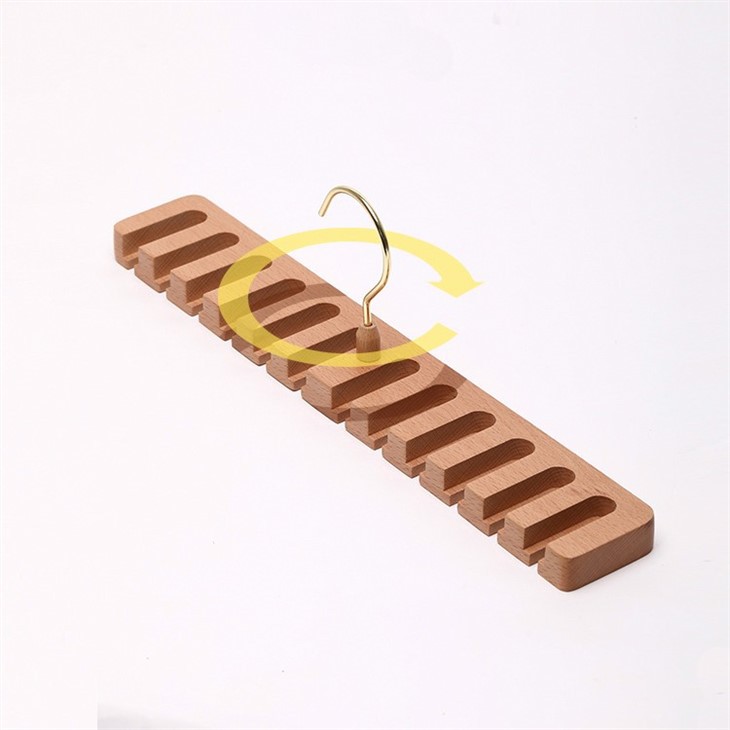 Belt Hanger Solid Wooden Belt Organizer Stylish Belt Storage Sturdy Belt Holder